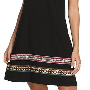 Summer boho style sleeveless dress